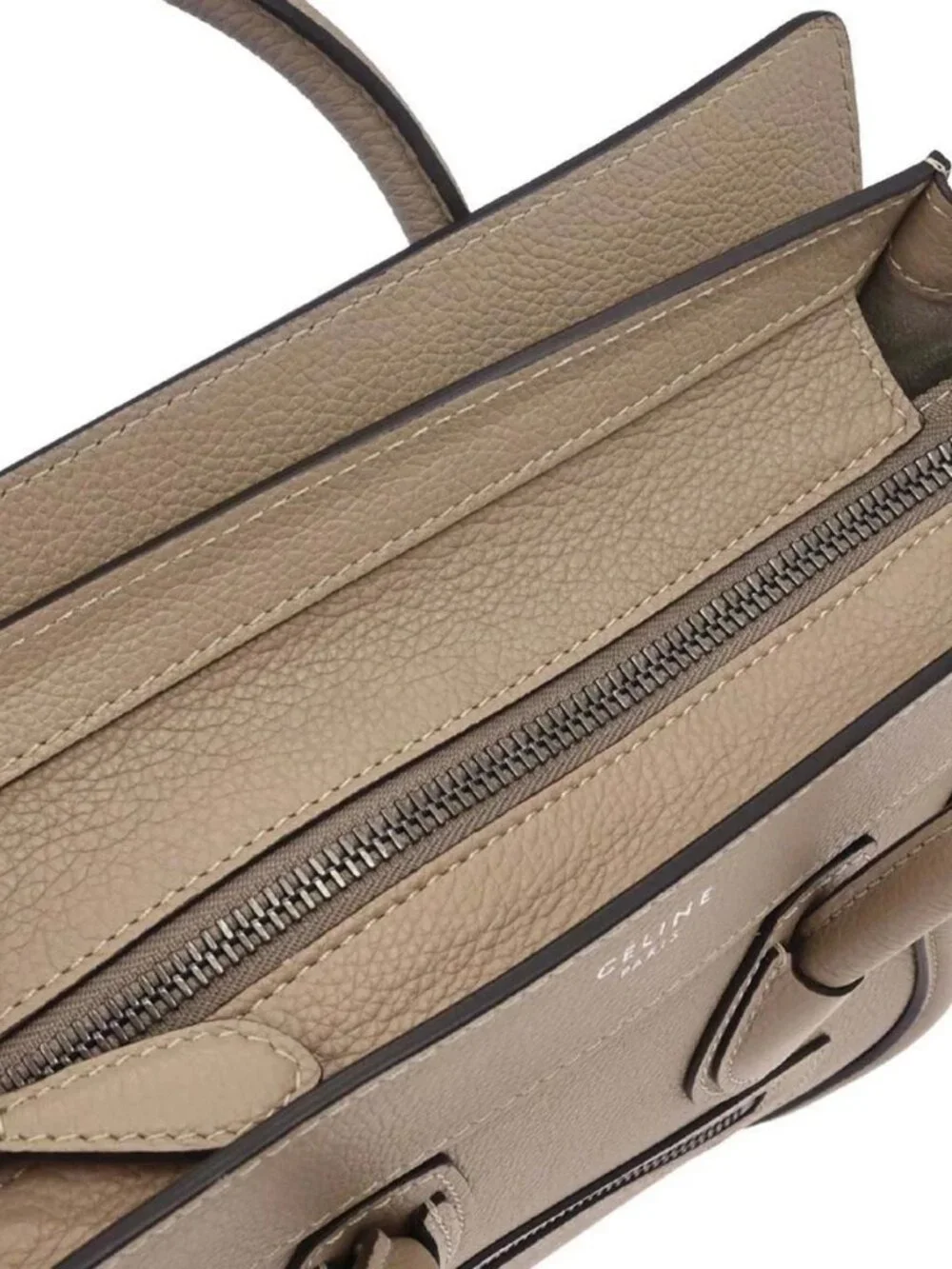Celine Beige Luggage Micro